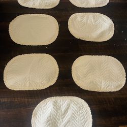 Vintage Set Of 7 Place Mats