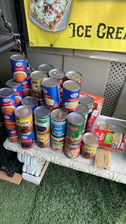 FREE CANNED GOODS