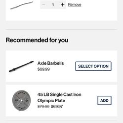 Titan Yukon Barbell Brand New 200 Firm 