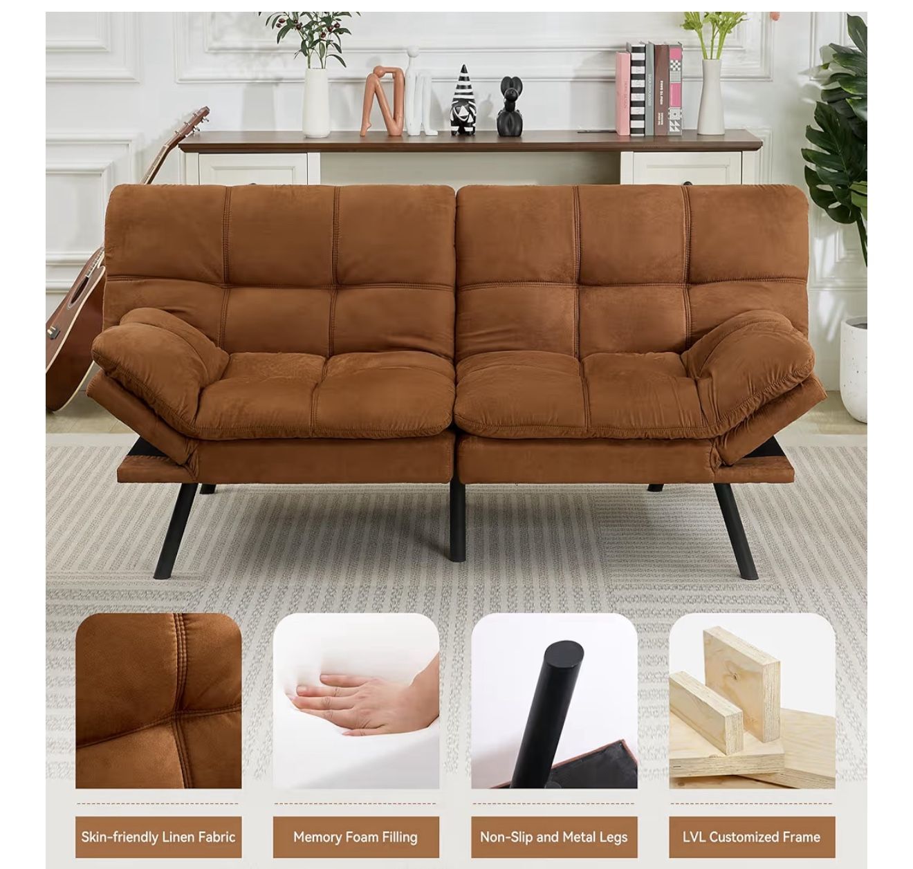 Convertible Loveseat Sofa