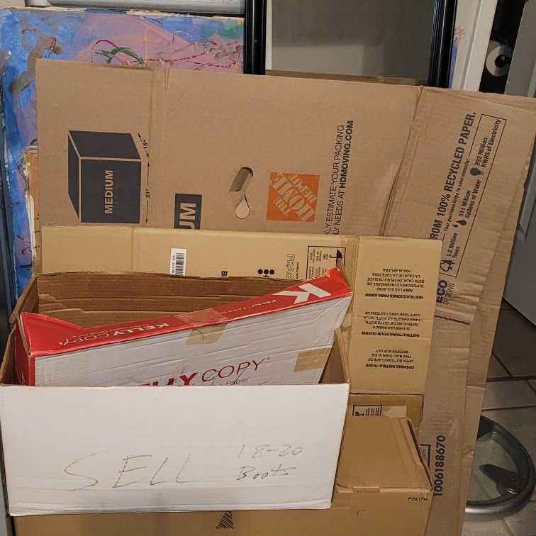 FREE Paper Boxes / Cardboard & Tissue Paper