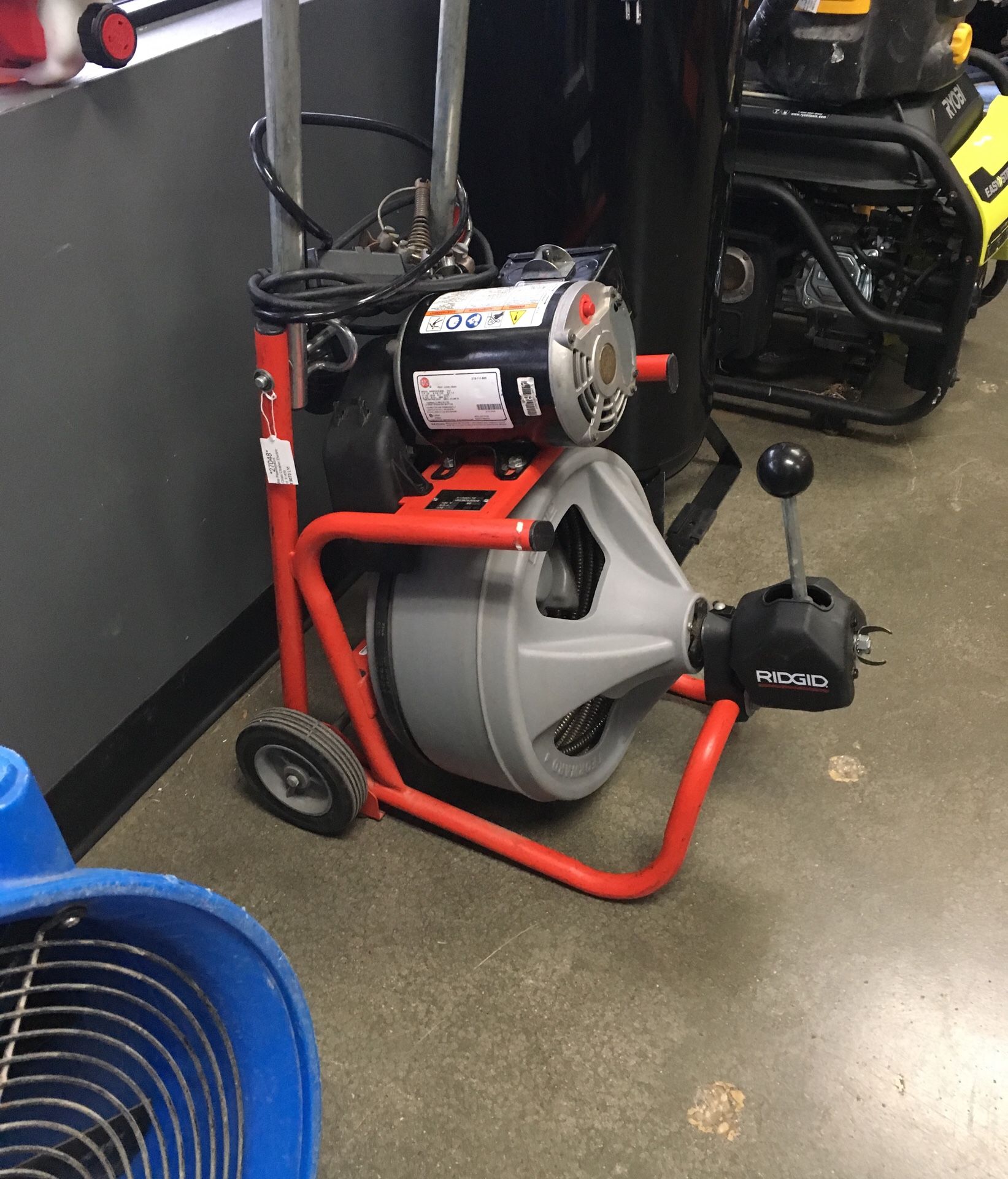 RIDGID K400-T2 DRUM DRAIN CLEANER