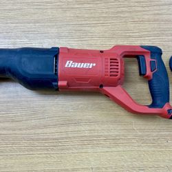 Bauer Variable Speed Reciprocating Saw 1975E-B Corded 10A