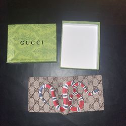 Gucci Snake Wallet Bifold 