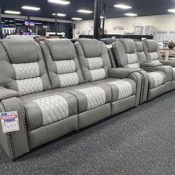 New Manual Recliner Sofa & Loveseat Set. Delivery & Set Up Available 
