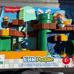 Fisher-Price Little People My Mario Adventure Playset Musical Toddler Toy Set
