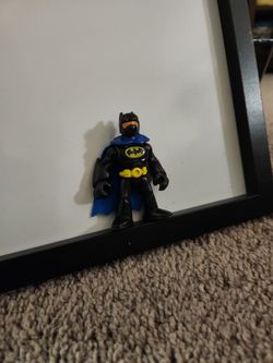 Batman Imaginext DC Comics Batman Action Figure Helicopter Pilot Bat Copter 3"