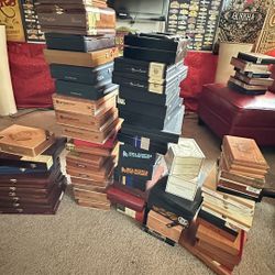 Empty Cigar Boxes ; Multiple Sizes / $3 Each
