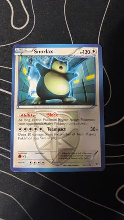 Snorlax Team Plasma Pokémon Card 101/135