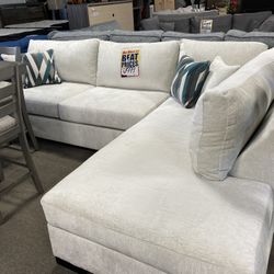 White Sectional ✅☁️ $1,899