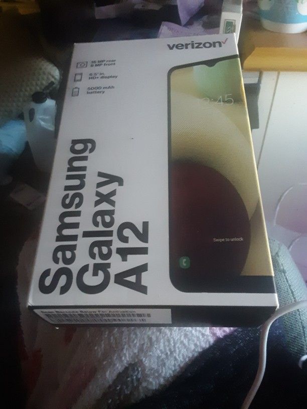 Samsung Galaxy A12 black W/black case