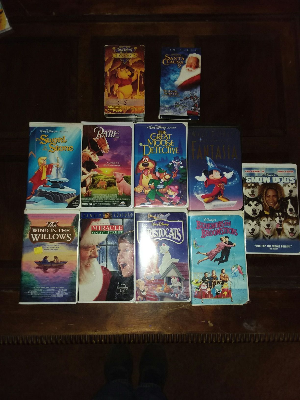 Walt Disney VHS tapes / movies