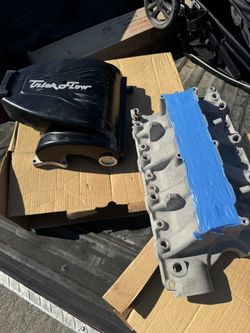 Mustang 351w intake trick flow ford foxbody sbf