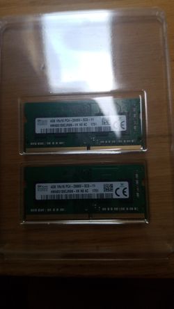 Crucial 8gb(2x4gb) SODIMM, 2666 mhz
