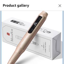 MelodySusie Pen-Shaped Portable Cordless Nail Drill,PC180G 25000RPM Rechargeable Electric File with LED Display for All Nail Care, Manicure Shaping & 