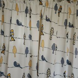 Curtain 2panales 84in.L ×104in. W 