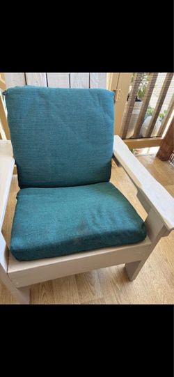 study and teak chair with small table