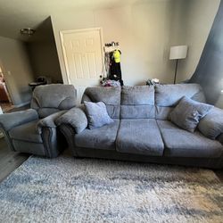 New Couch 3 Sectional/ Recliner Chair 