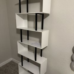 Modern Six Tier Bookshelf