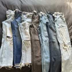 Zara Women’s Jeans 12 Pairs 