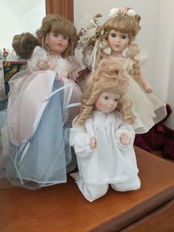 Assorted Porcelain Dolls