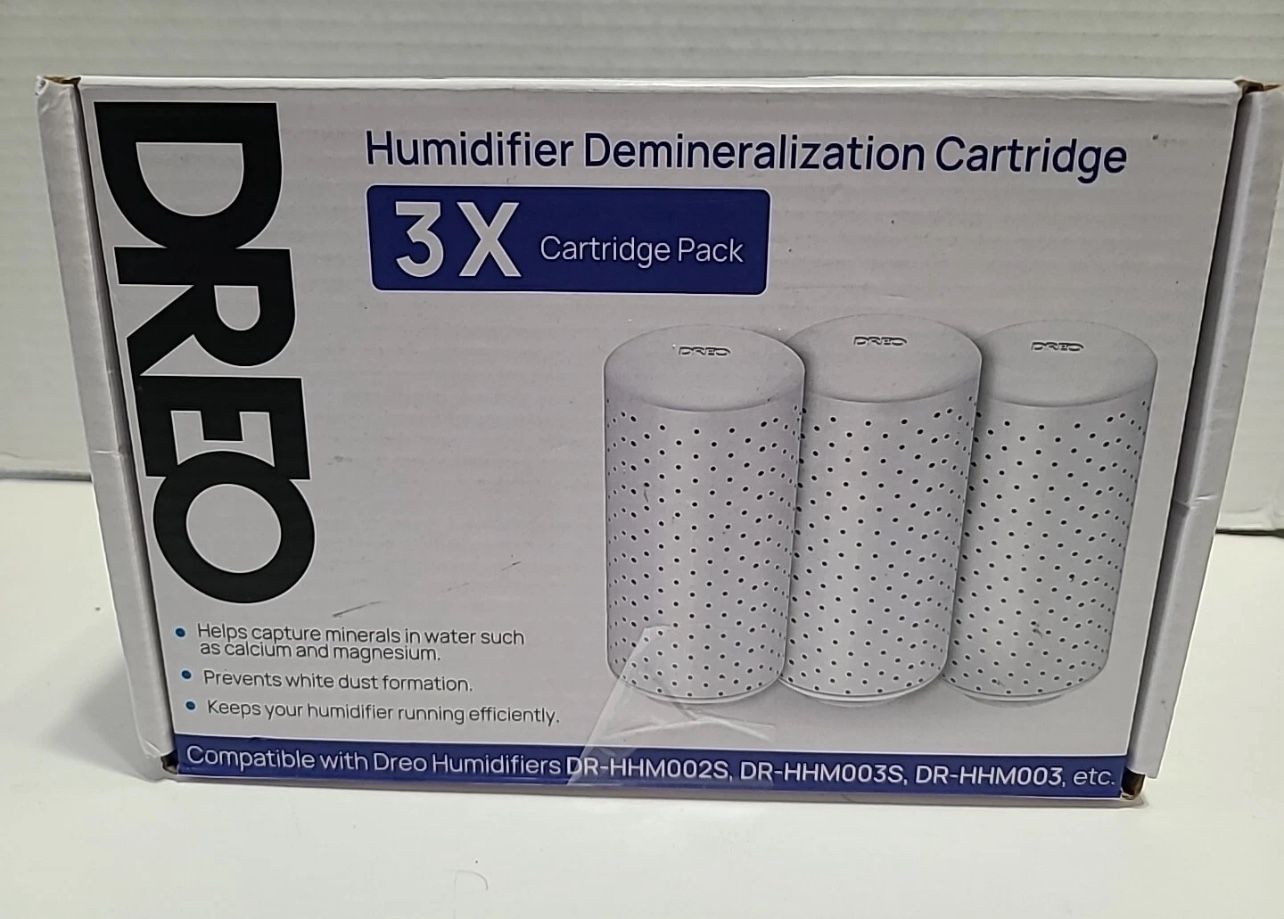 Dreo Demineralization Cartridge 3-Pack for Humidifiers, with Dreo Humidifiers...