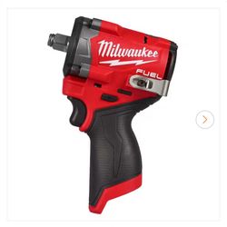 Milwaukee M12 Stubby Impact Wrench 1/2inch Anvil Like New Hardly Used Tool Only