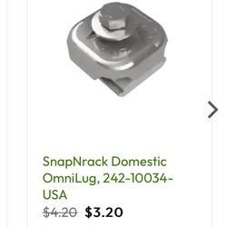 Snapnrack Omni lug Ground Lugs