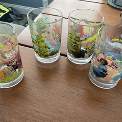 Shrek Collector Glasses Set Of 4