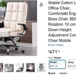 Executive Office White Chair Velvet Velour Equipment Business Vanity Soft Ivory Wheels New Furniture