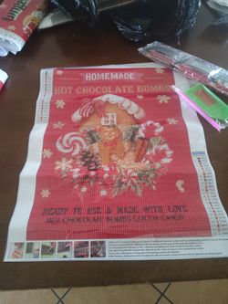 Diamond painting Homemade cocoa bombs