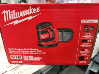 Milwaukee M18 Cordless 5-in Random Orbit Sander