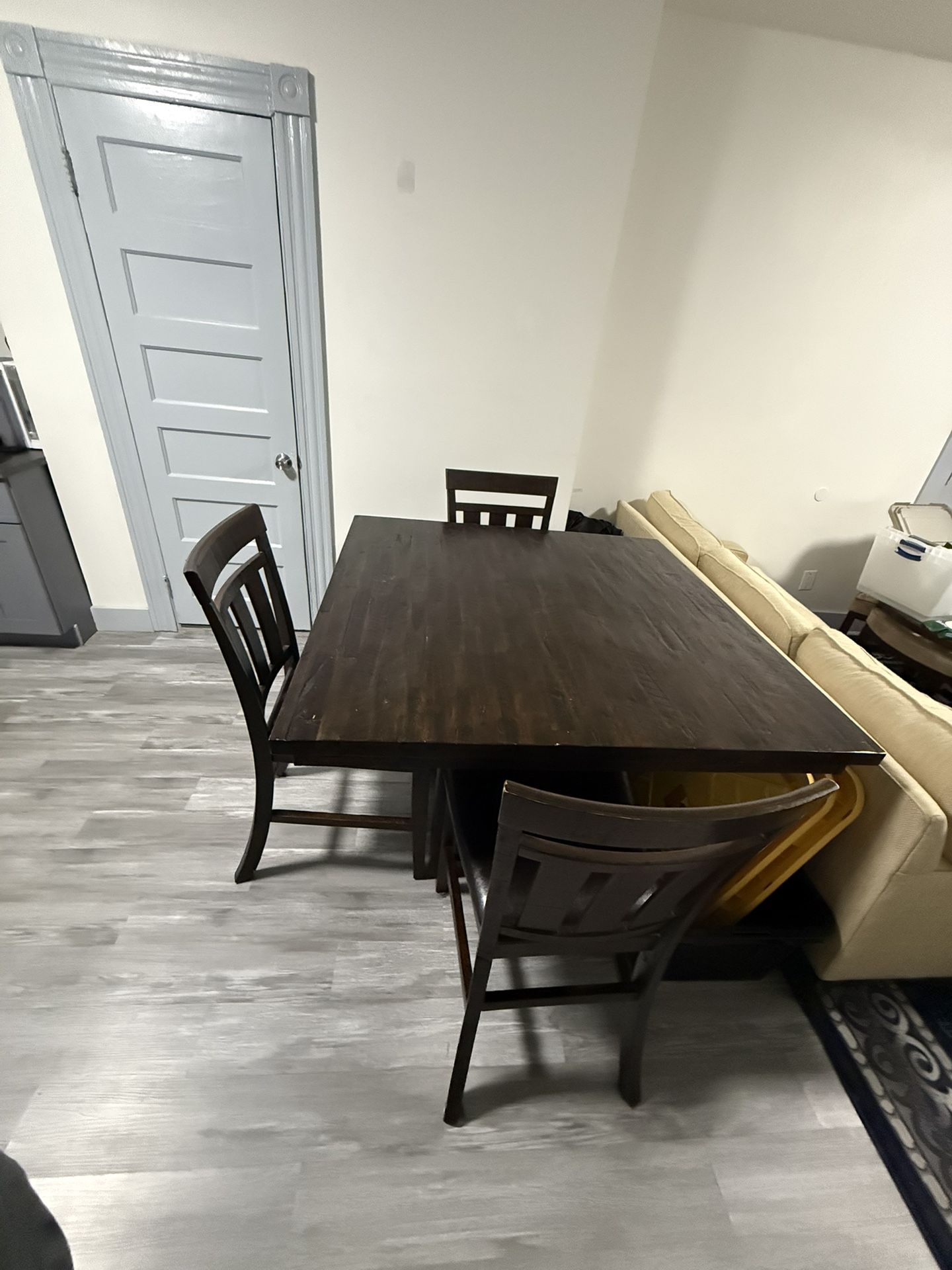 Wooden Table And Chairs