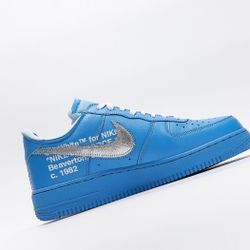 Nike Air Force 1 Low Off White Mca University Blue 6