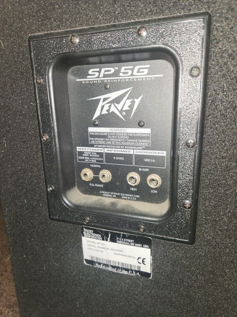 Diaframma Di Ricambio 8 Ohm Per Tweeter Peavey SP2G SP3G SP4G SP5G SP6G SP2TI