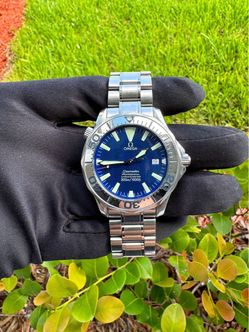 Omega Seamaster Diver 300M 41MM Blue Dial Stainless Steel Bracelet Arabic Bezel Red Second Hand 2265.80 Watch Appraisal