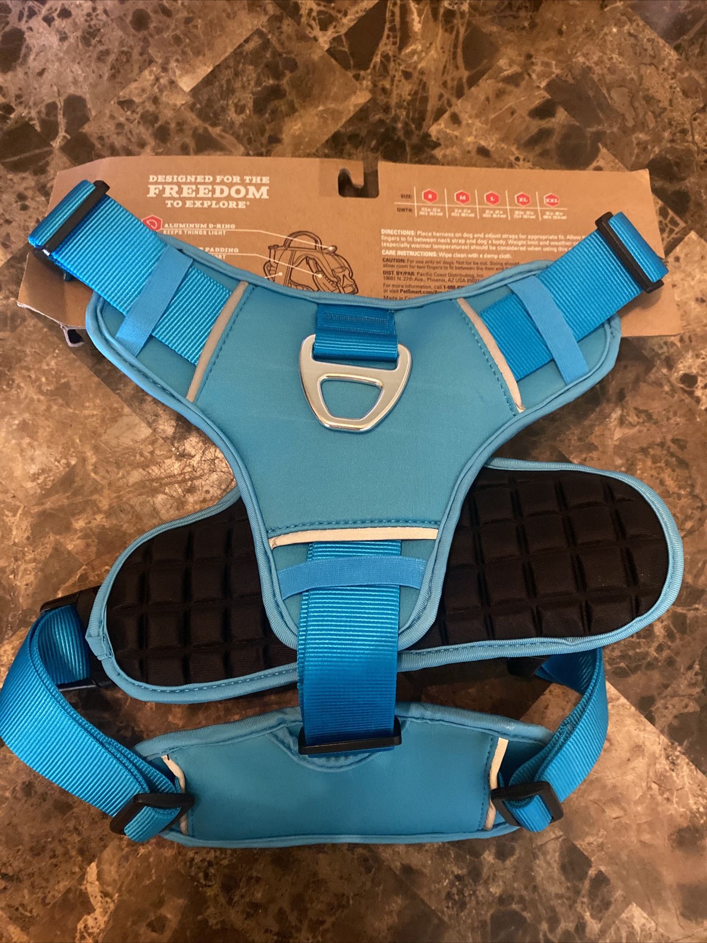 Arcadia Trail Neoprene Dog Harness, Reflective, Water-Resistant, XL 28.5"-39" Arcadia Trail Dog Paracord Leash 4 FT Blue Water Resistant Durab