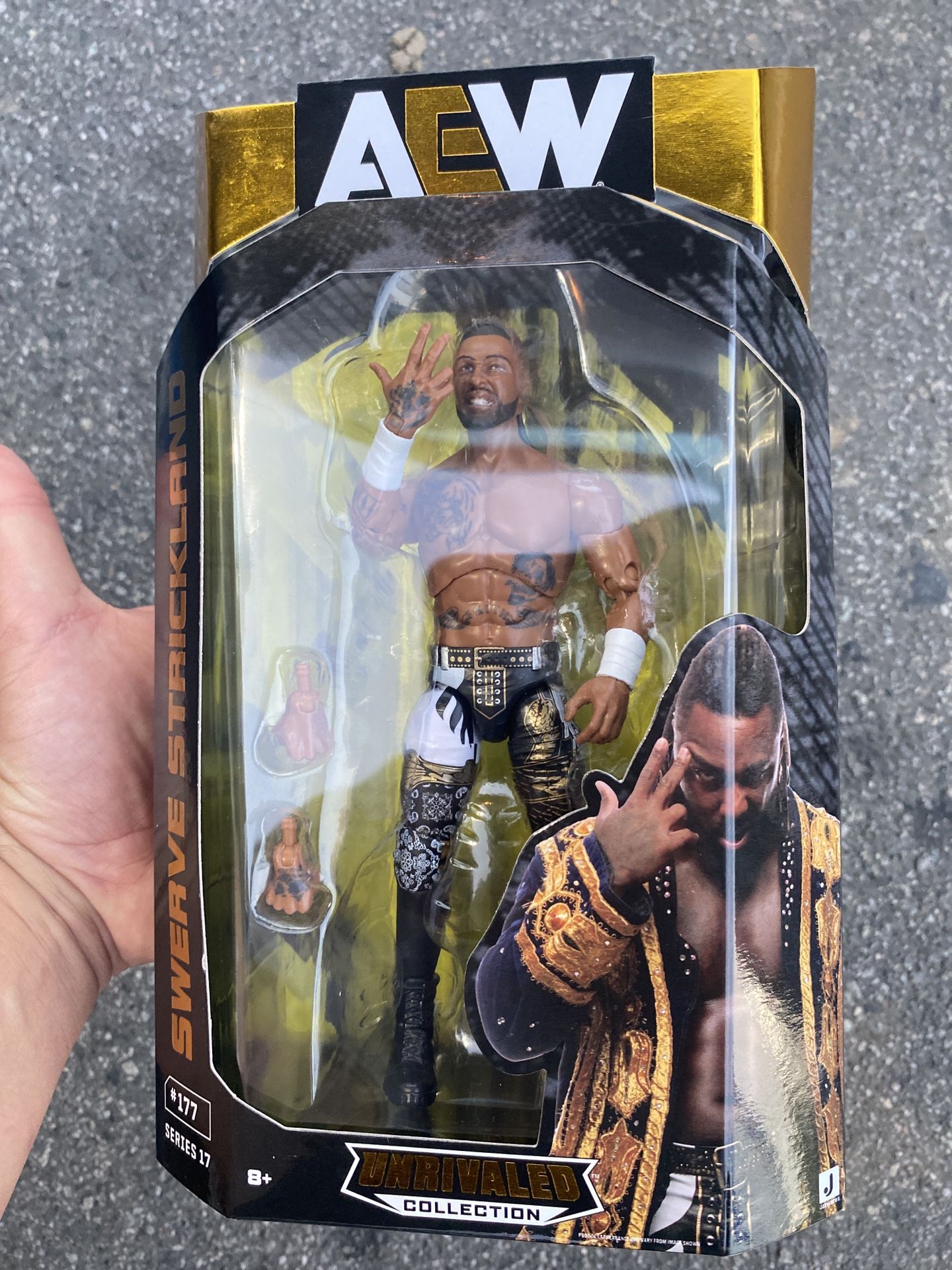 AEW Unrivaled 17 : Swerve Strickland Action Figure