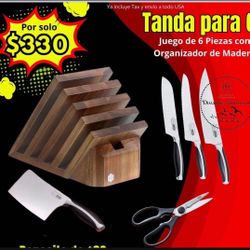 Juego cuchillos Princess House 