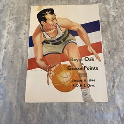 Royal Oak  VS . GROSSE POINTE   -January 11  1946 -R.O.H.S.  GYM