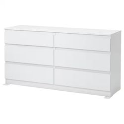White IKEA Dresser 