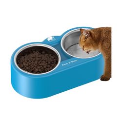 Heated Water Bowl for Dog & Cat, Outdoor Heated Dog Bowl Provides Drinkable Water & Food in Winter, Heated Pet Bowl for Outside, Smart Thermal-Dish fo