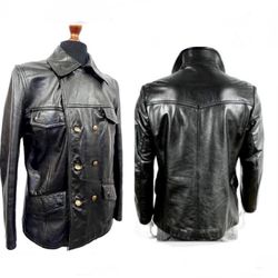 Vintage 60s German Baden-Württemberg Motorcycle Police Coat by HARRO
