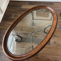 Glass Ethen Allen Coffee Table
