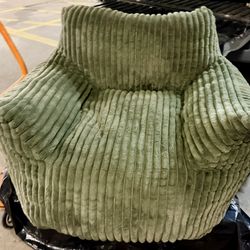 Giant Plush Bean Bag Chair Green
