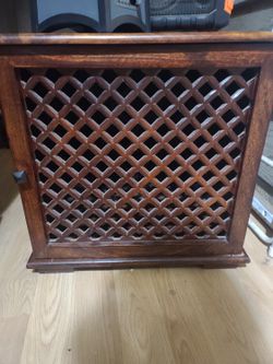 Solid Wooden End Table 
