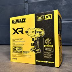 DeWalt XR 1/2” High Torque Impact Wrench with High Ring Anvil (Tool Only)