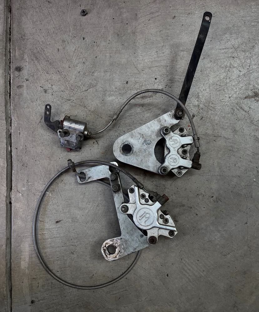 Brake set up.