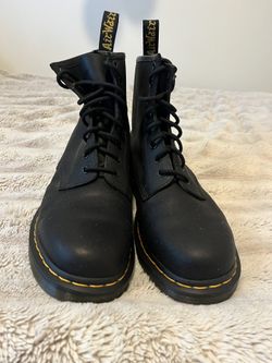 Dr Martens 1460 Greasy Black Boots