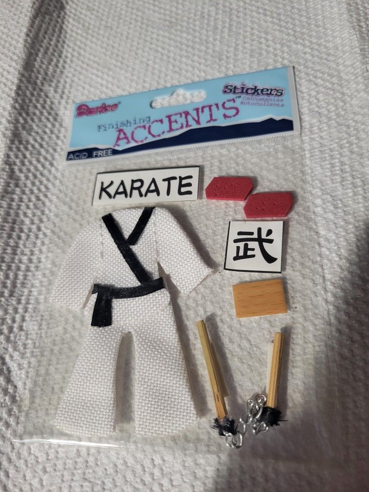 Karate Stickers Darice Brand.
